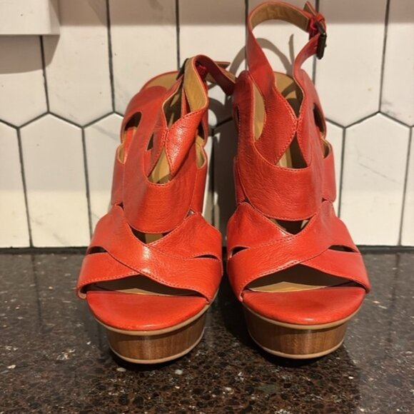 Nine West womens high heelcorral size 5 - Picture 2 of 7